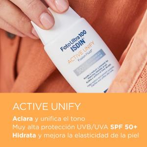 Foto Ultra 100 ISDIN Active Unify Fusion Fluid SPF 50+ - 50 ml