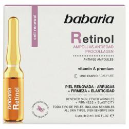 Ampollas Retinol Babaria - 10 ml 5 unidades