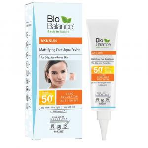 Protector Solar Bio Balance Mattifying Face Aqua Fusion 50+ SPF - 40ml