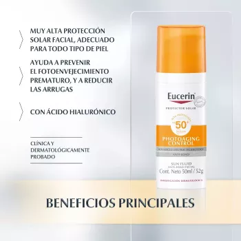 EUCERIN Sun Facial Antiedad FPS 50+ - 50 ml