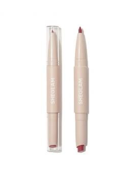 SHEGLAM Dúo de Lapiz Labial y delineador Cherry Fudge