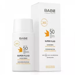 Fotoprotector solar Facial BABE Super Fluid SPF 50 - 50 mL