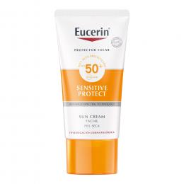 Eucerin Protector Solar Sun Cream Facial Sensitive Protect FPS 50+ - 50 mL