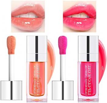 Hello Kiss Shein Lip Glow Oil - PINK/CHERRY