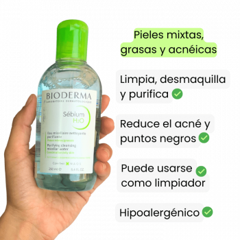 Bioderma Sébium H2O Solución Micelar - 250 ml